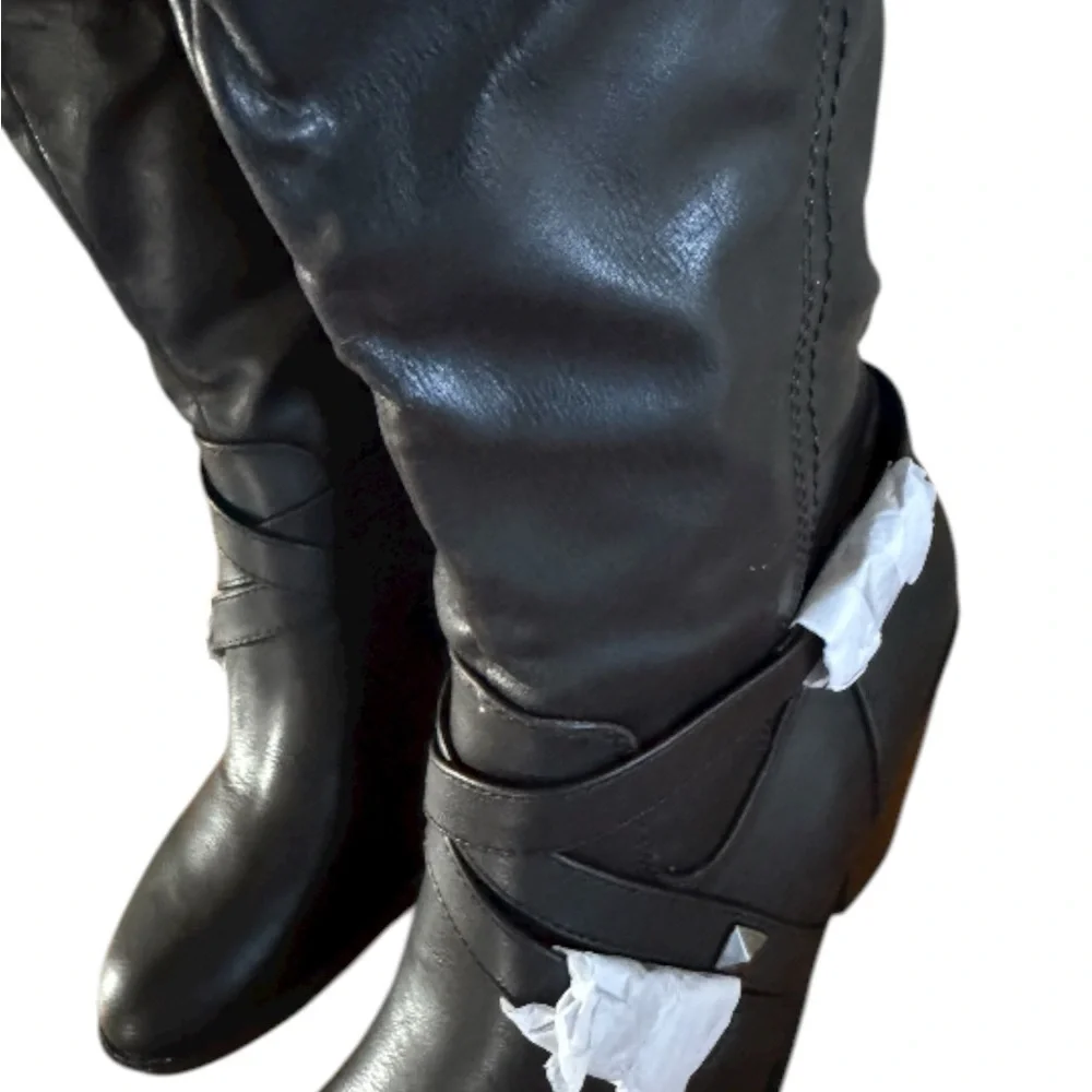 NWT Rialto Black Boots, Size 8 M - Picture 3 of 8